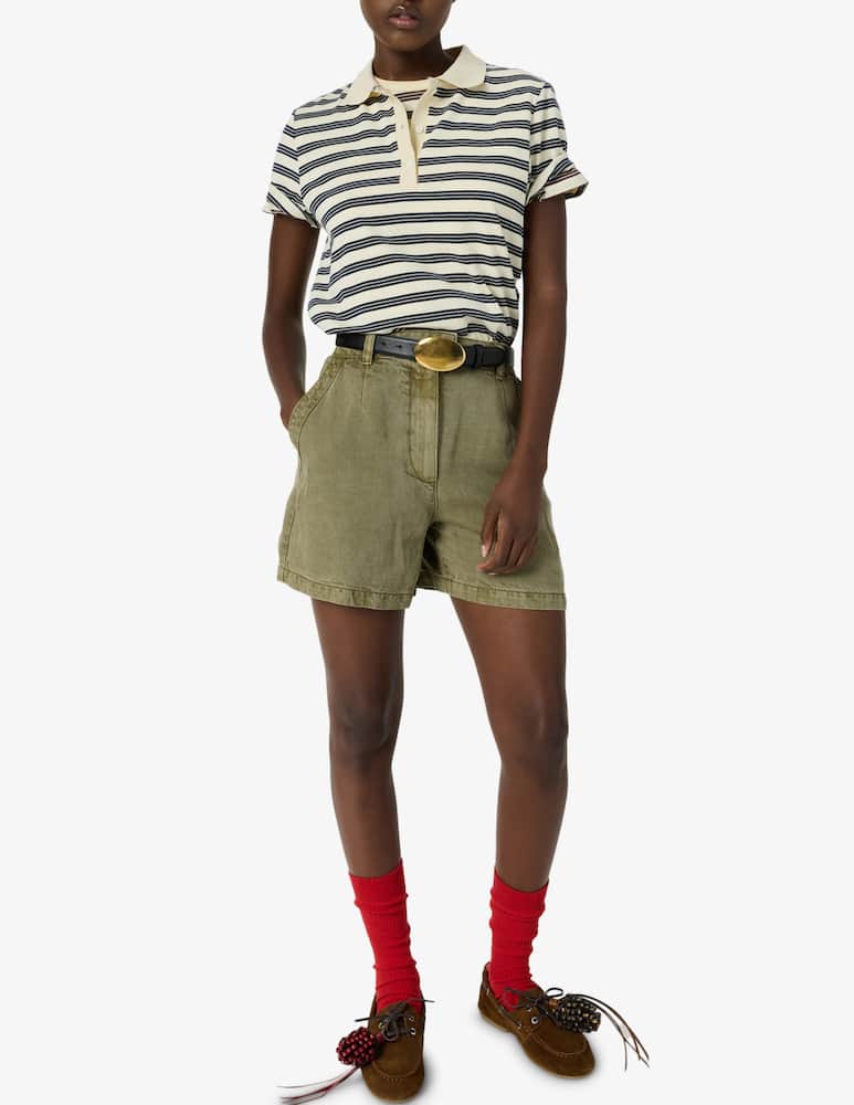 rinascente Gerard Darel Striped polo t-shirt