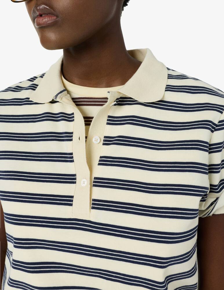 rinascente Gerard Darel Striped polo t-shirt