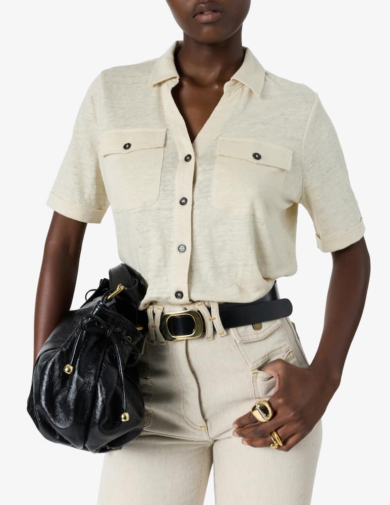 rinascente Gerard Darel T-shirt con taschini e bottoni