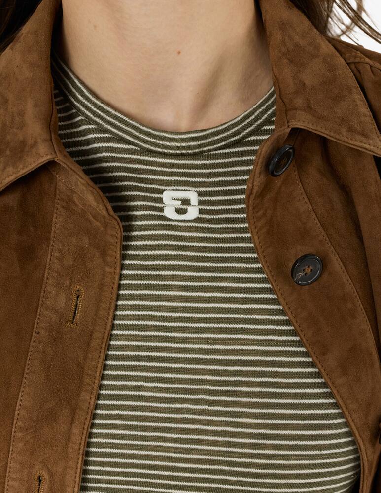 rinascente Gerard Darel Striped crew neck t-shirt