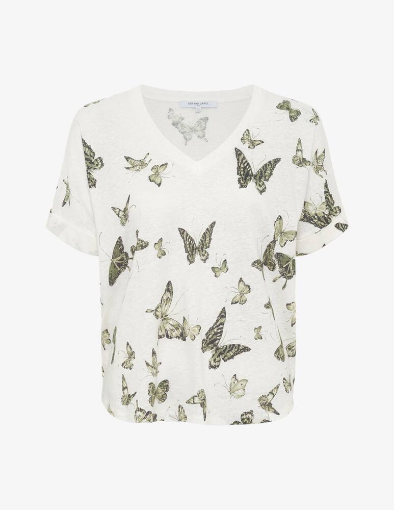 rinascente Gerard Darel Butterfly print t-shirt