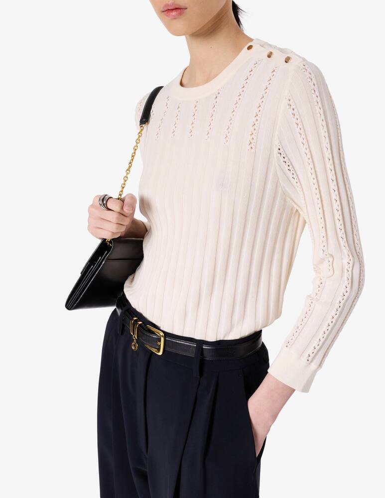 rinascente Gerard Darel Maglia traforata girocollo