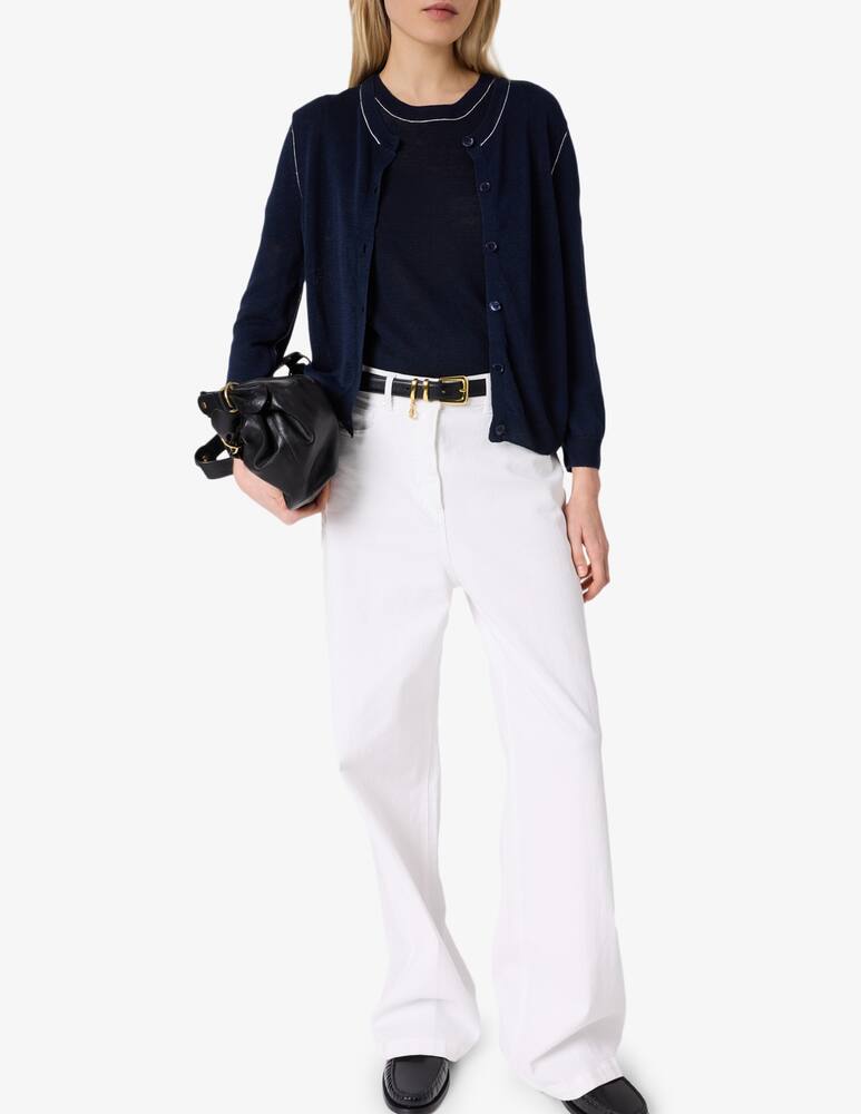 Gerard Darel Cardigan girocollo in maglia - immagine 2 Gerard Darel Cardigan girocollo in maglia - immagine 2