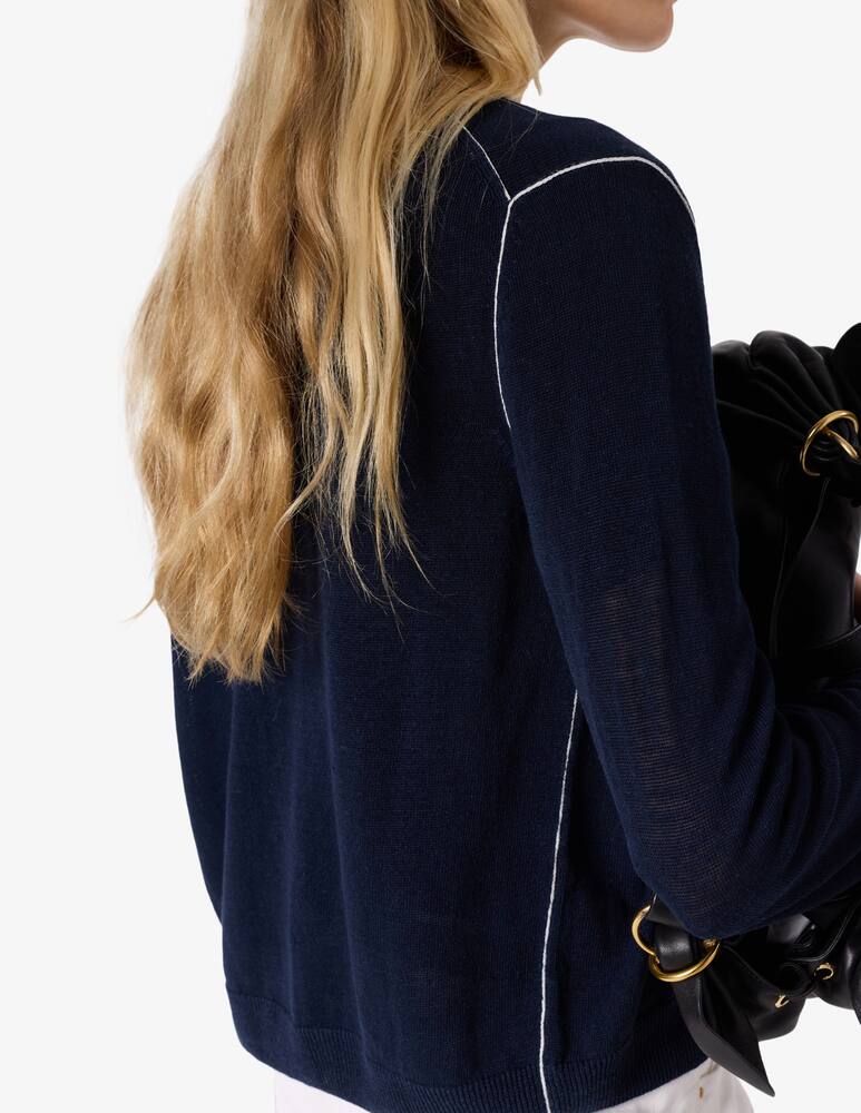 Gerard Darel Cardigan girocollo in maglia - immagine 3 Gerard Darel Cardigan girocollo in maglia - immagine 3