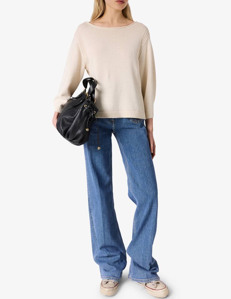 rinascente Gerard Darel Boat neck knitted jumper