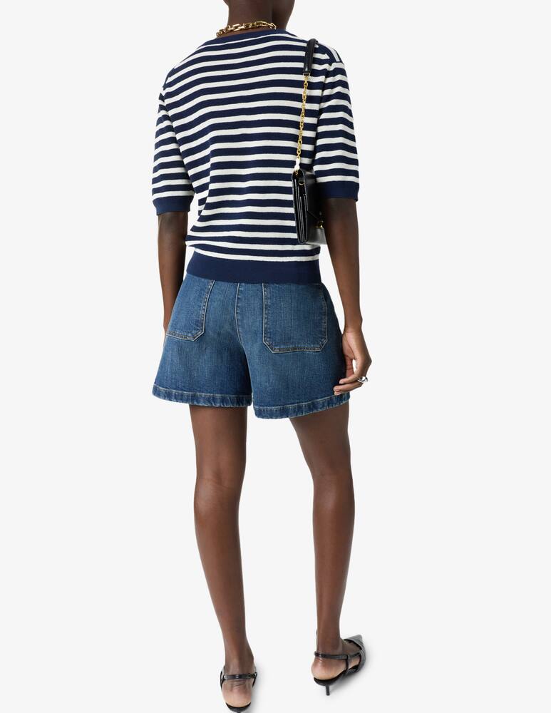 rinascente Gerard Darel Striped henley knit jumper