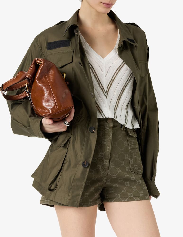 rinascente Gerard Darel Chevron knit v-neck pullover