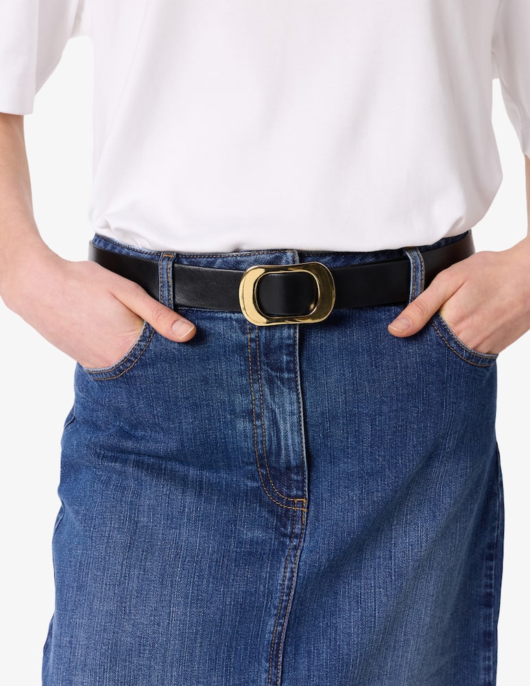 rinascente Gerard Darel Gonna midi in jeans