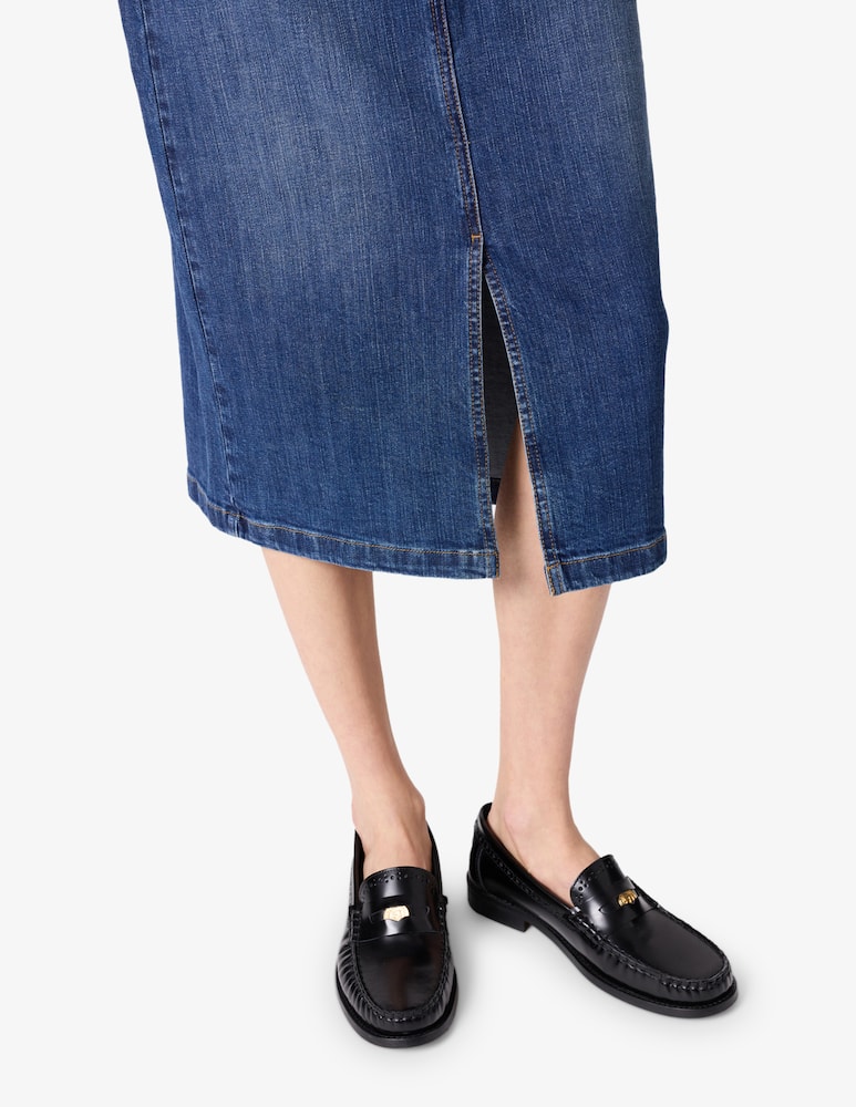 rinascente Gerard Darel Gonna midi in jeans