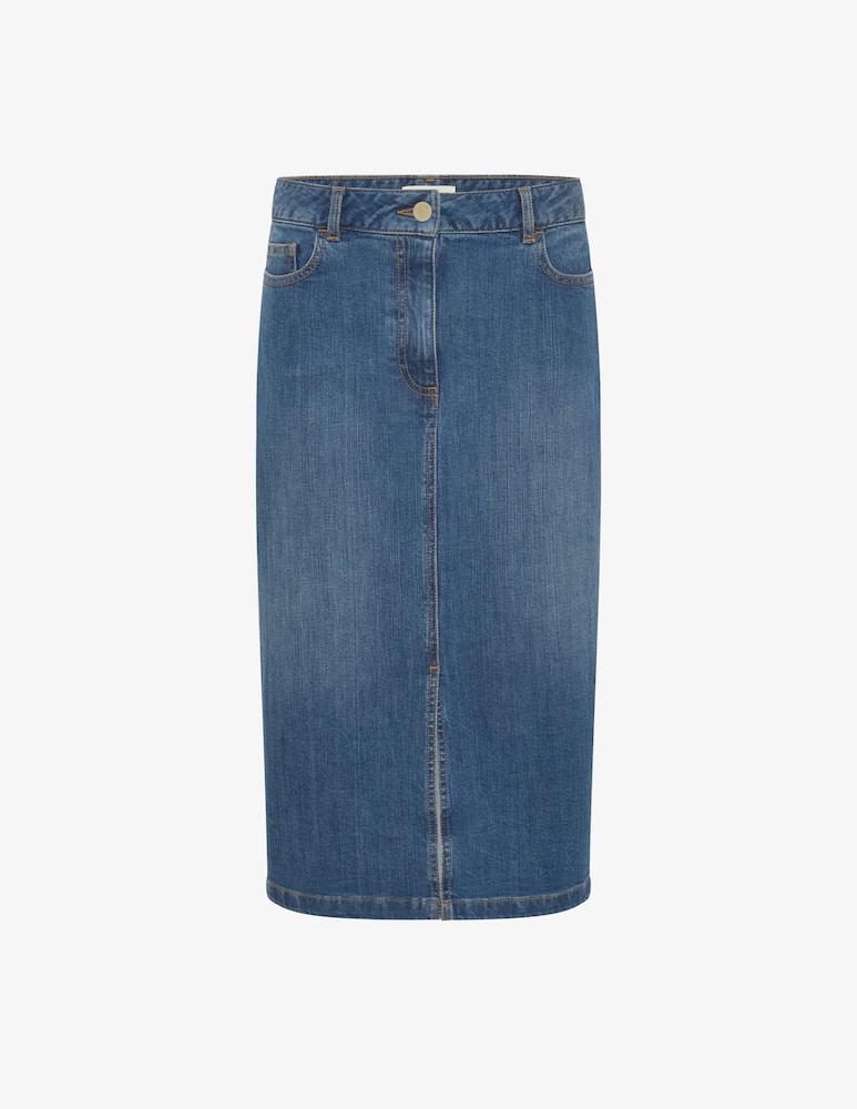 rinascente Gerard Darel Gonna midi in jeans