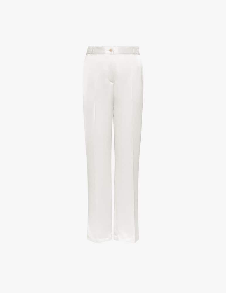 rinascente Gerard Darel Satin elastic waist trousers
