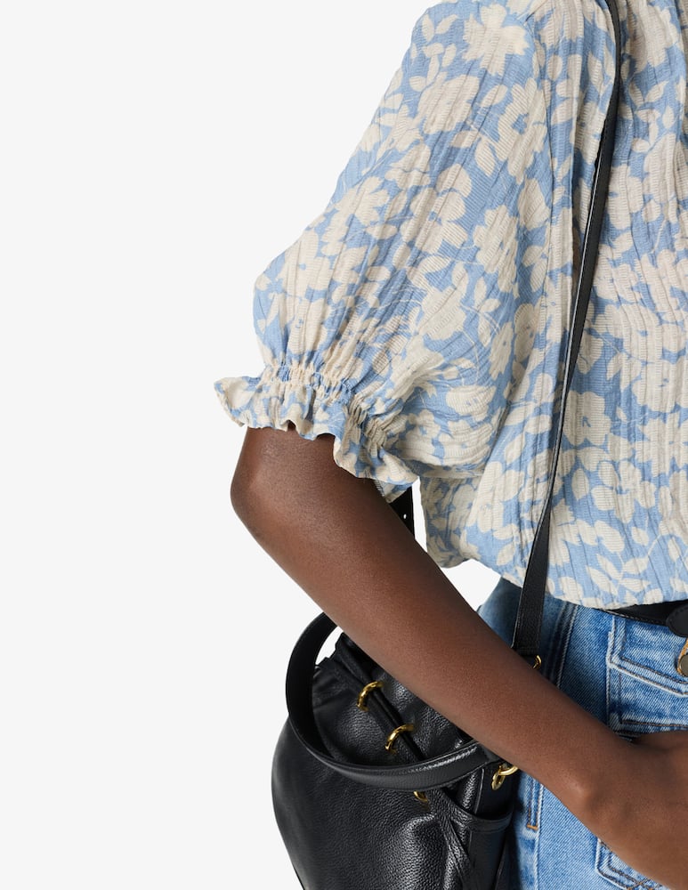 rinascente Gerard Darel Floral ruffle blouse