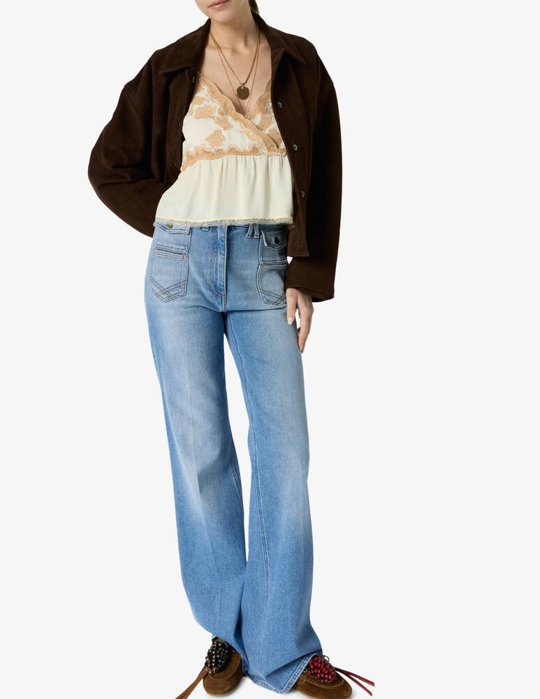 rinascente Gerard Darel Lace detail top