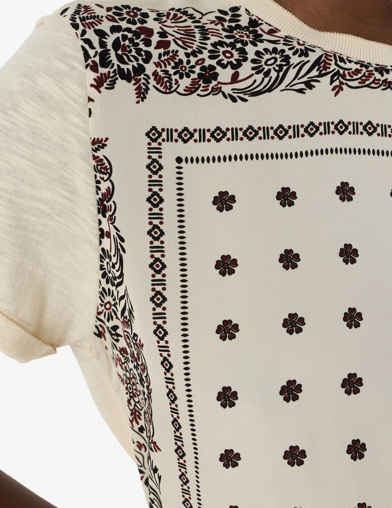 rinascente Gerard Darel Paisley print t-shirt