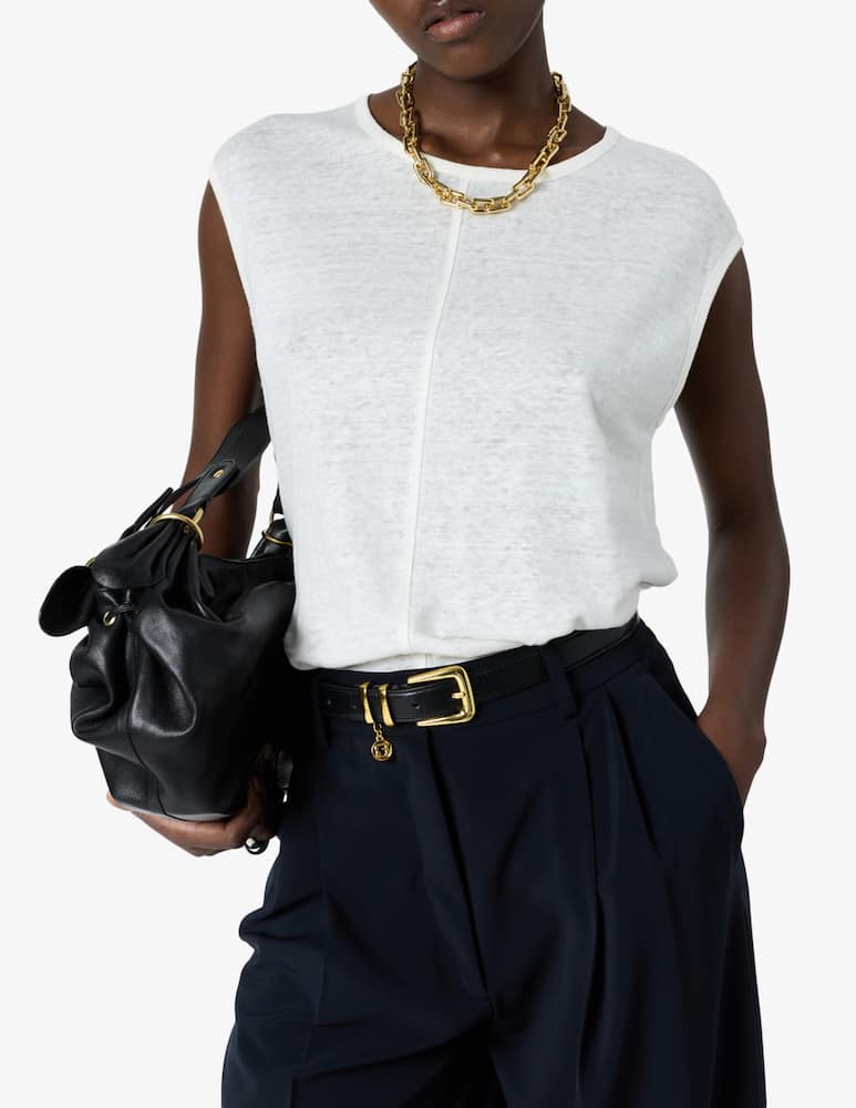 rinascente Gerard Darel Sleeveless crewneck t-shirt