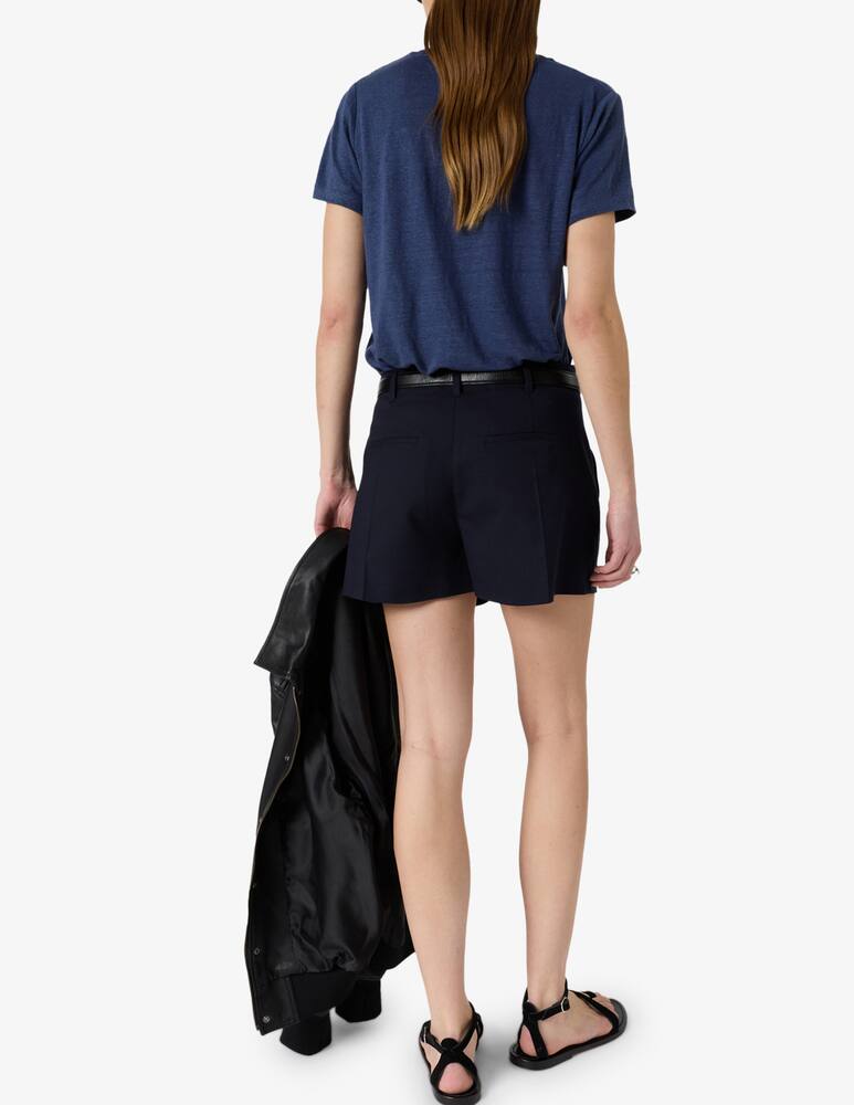 rinascente Gerard Darel T-shirt scollo a v profili a coste