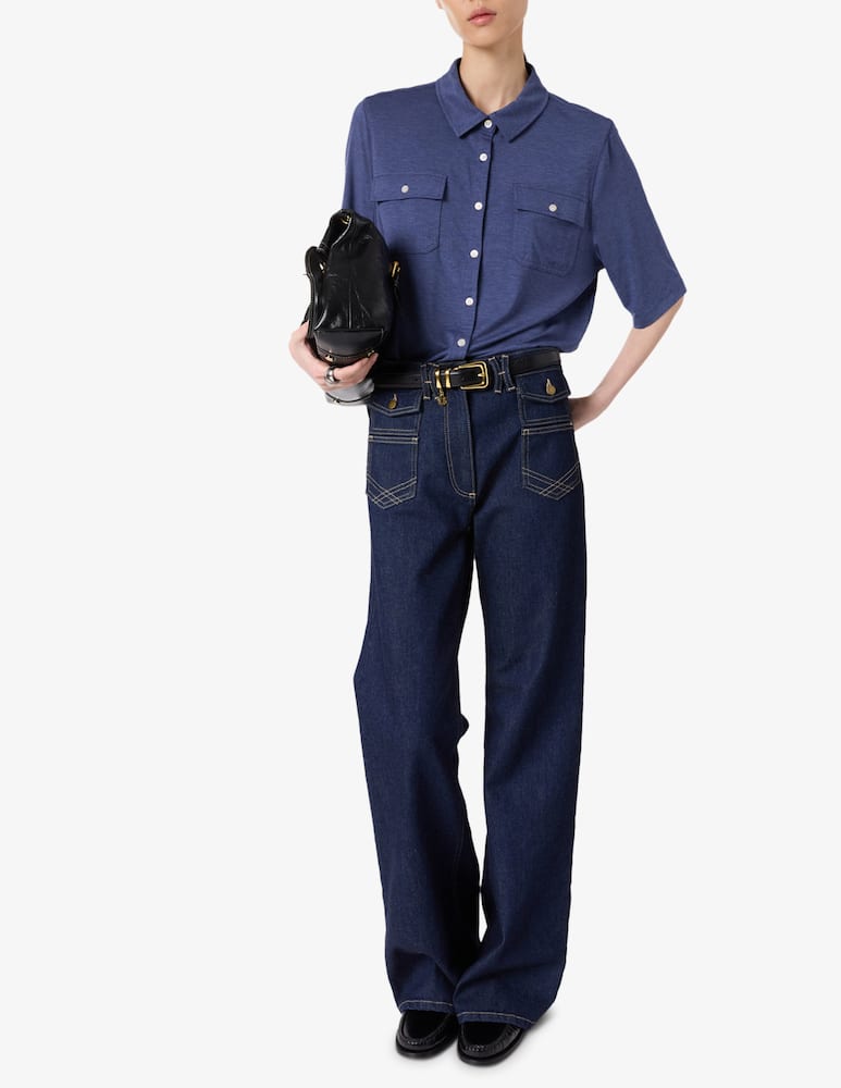 rinascente Gerard Darel Polo con taschini e bottoni