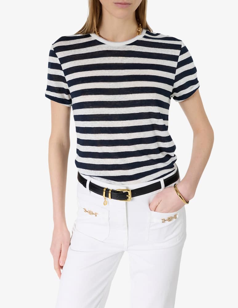 rinascente Gerard Darel Striped crew neck t-shirt