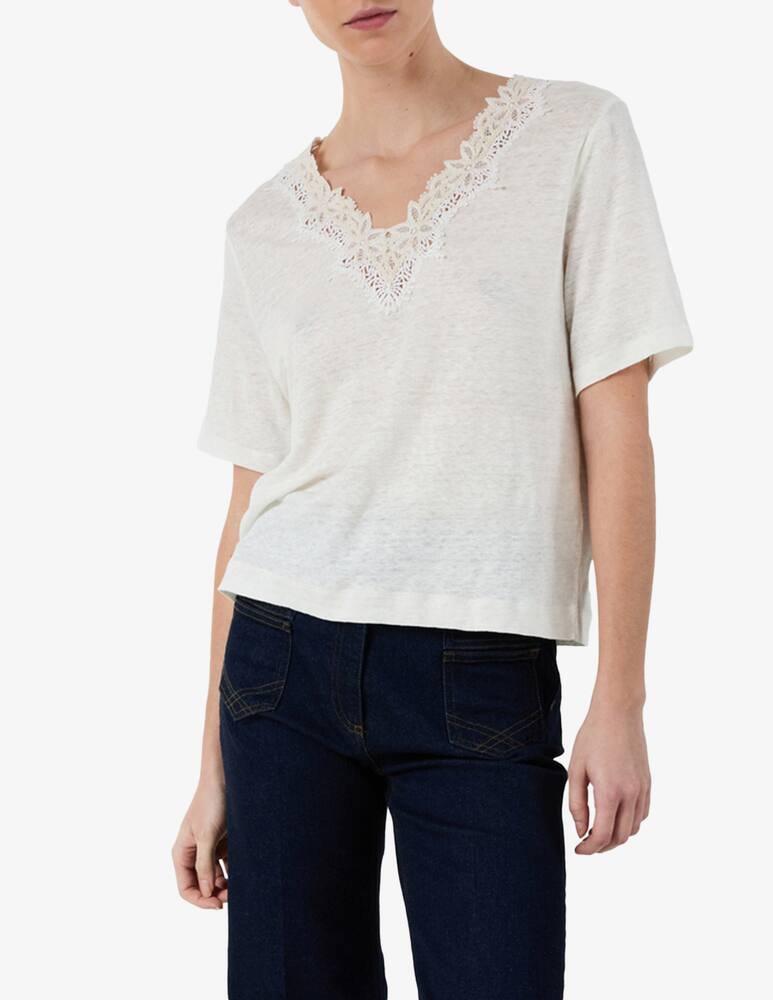 rinascente Gerard Darel Maglia scollo pizzo