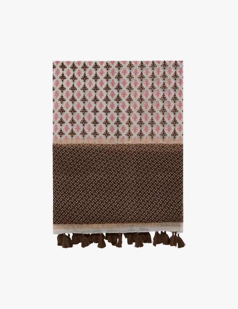 rinascente Gerard Darel Patterned tassel scarf