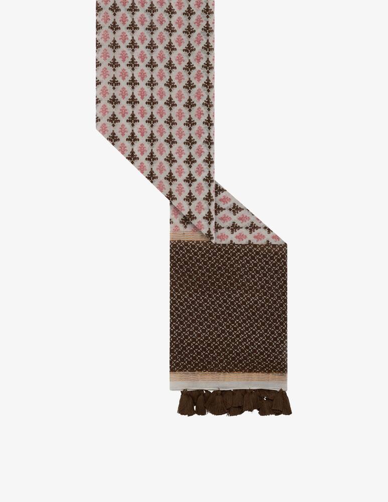 rinascente Gerard Darel Patterned tassel scarf