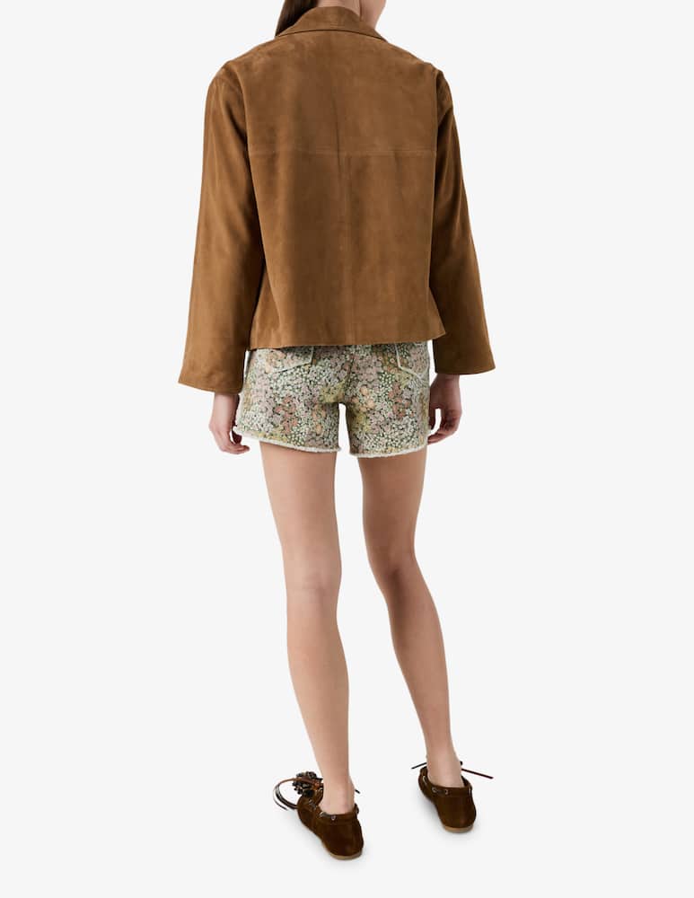 rinascente Gerard Darel Leather buttoned jacket