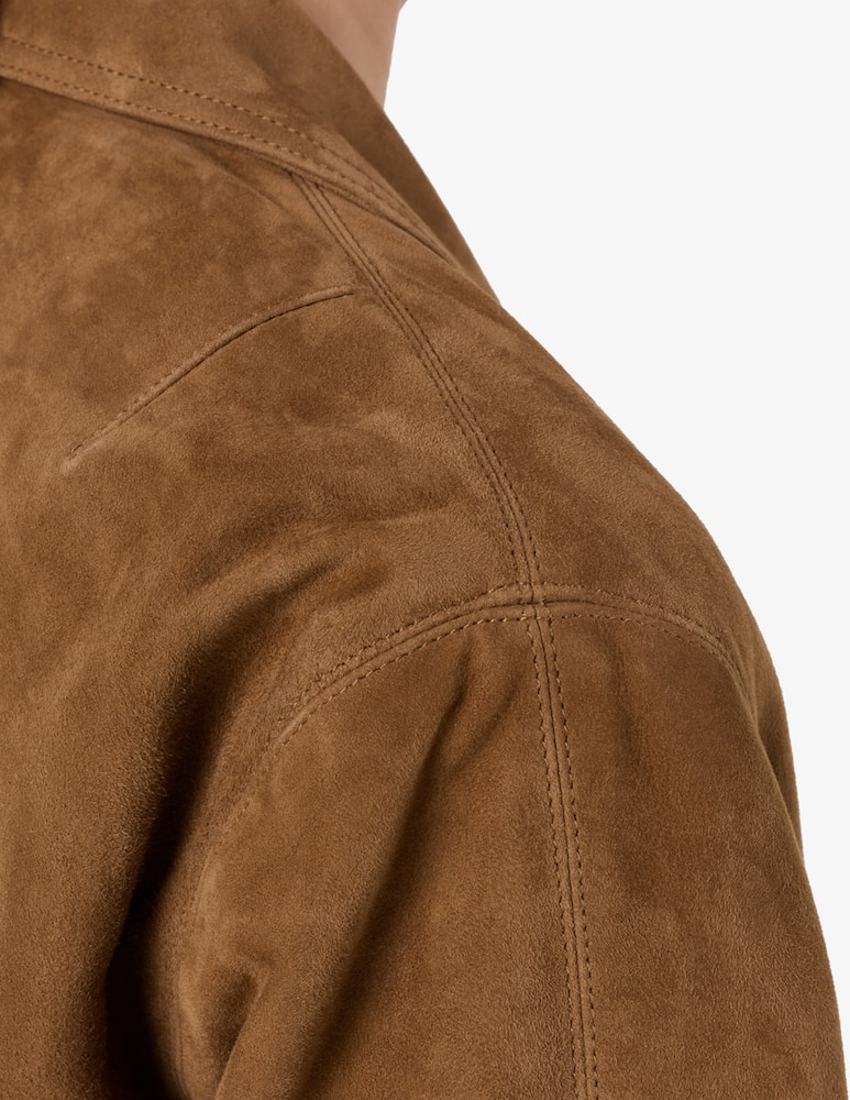 rinascente Gerard Darel Leather buttoned jacket
