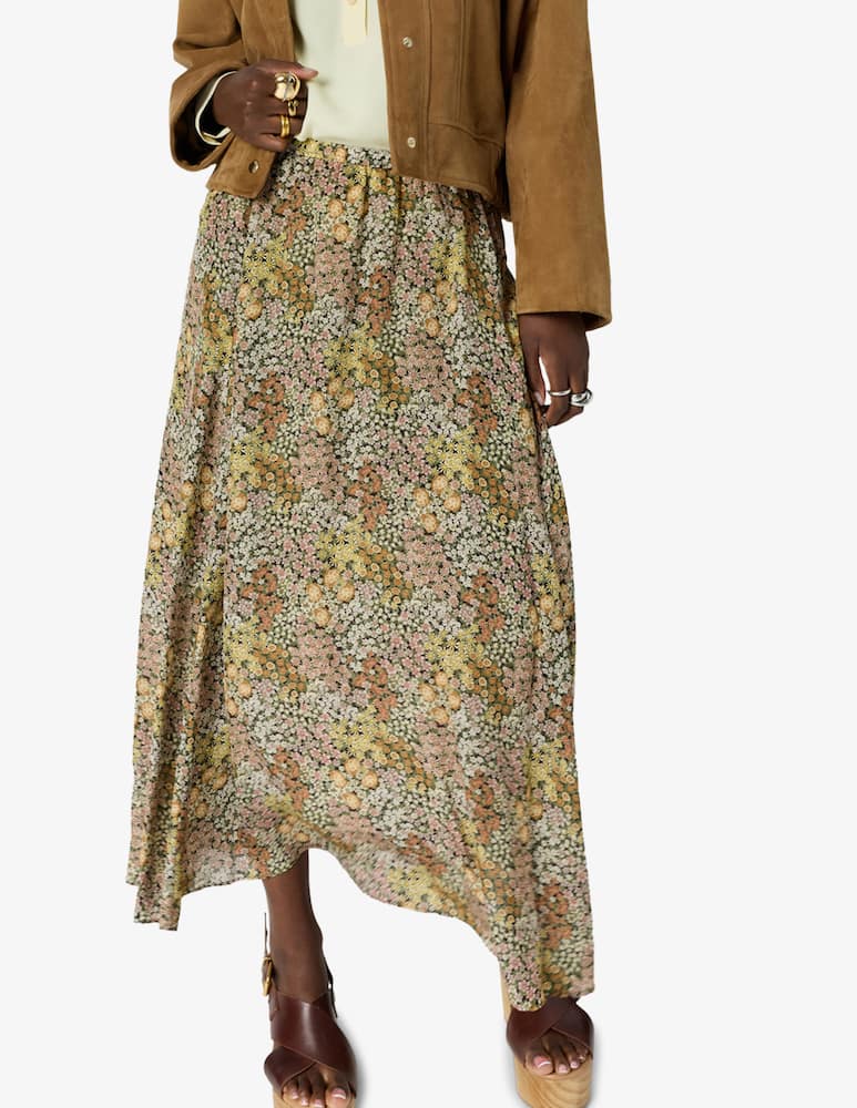 rinascente Gerard Darel Gonna lunga a fiori