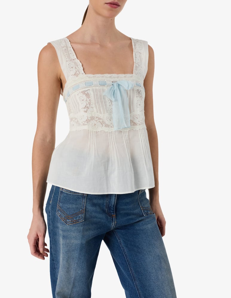 rinascente Gerard Darel Lace detail top