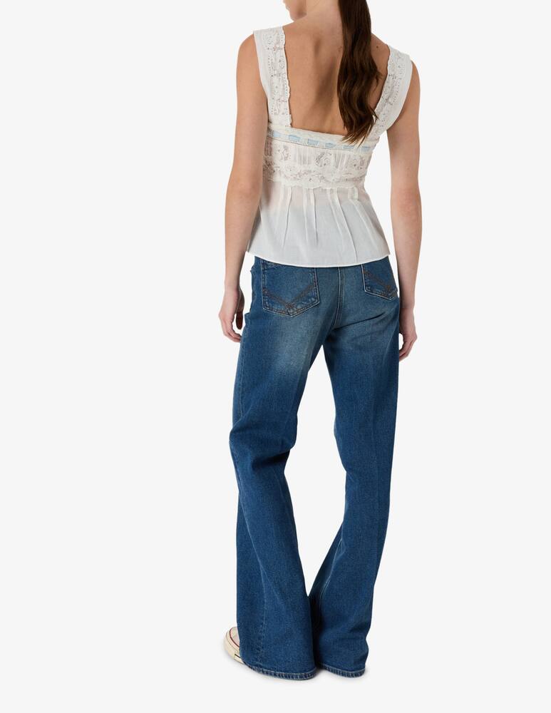 rinascente Gerard Darel Lace detail top