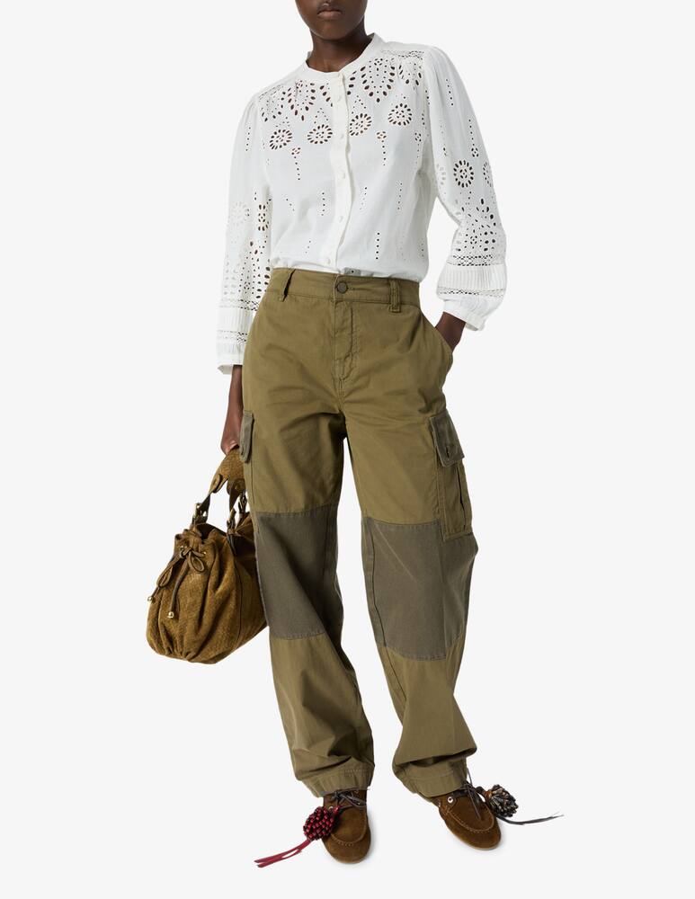 rinascente Gerard Darel Eyelet button-down blouse