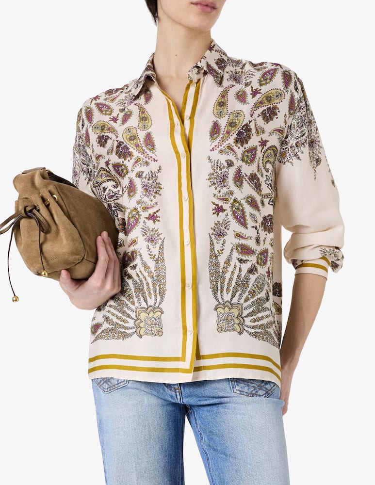 rinascente Gerard Darel Camicia paisley lunga manica
