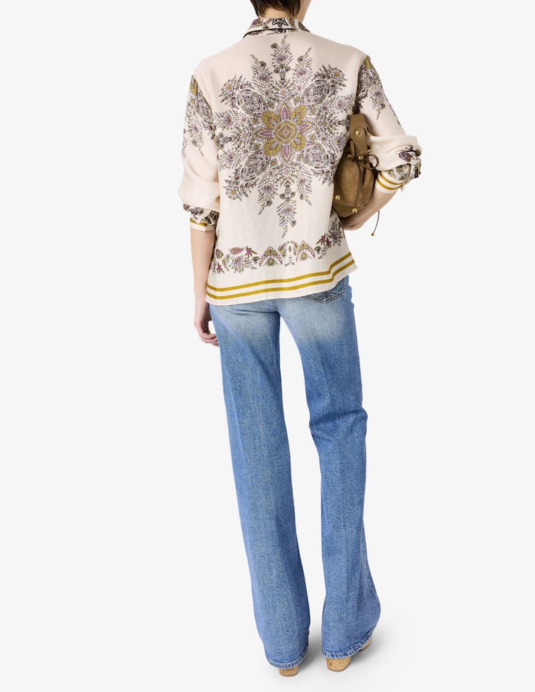 rinascente Gerard Darel Camicia paisley lunga manica