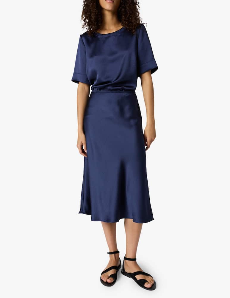 rinascente Gerard Darel Gonna midi satinata