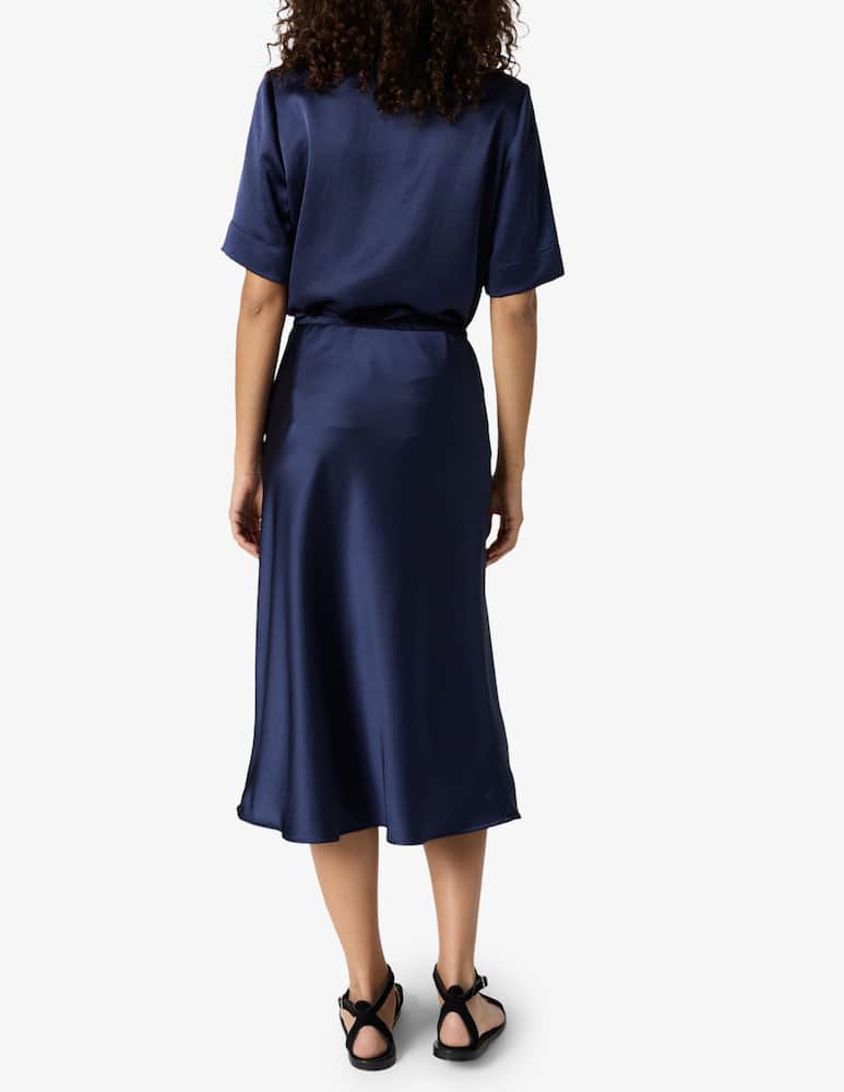 rinascente Gerard Darel Gonna midi satinata