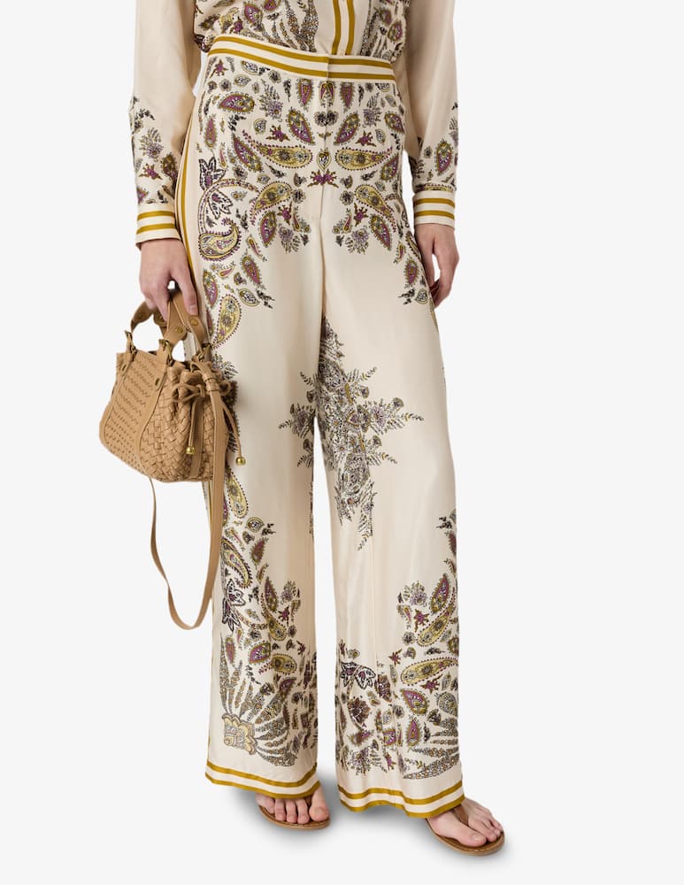 rinascente Gerard Darel Pantaloni ampi con stampa paisley