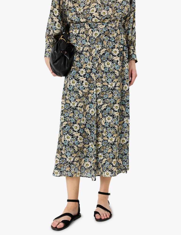 rinascente Gerard Darel Floral midi skirt