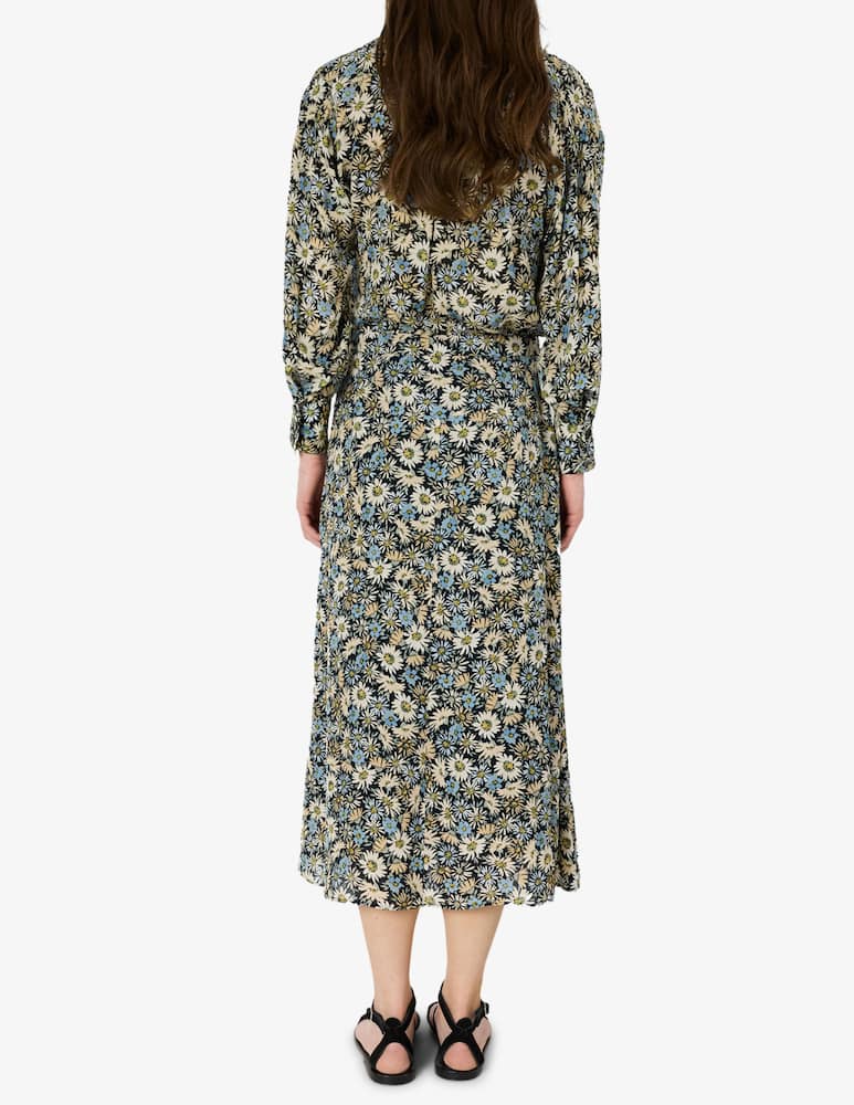 rinascente Gerard Darel Floral midi skirt