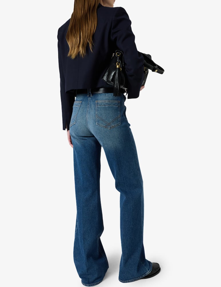 rinascente Gerard Darel Anna high waist flared jeans