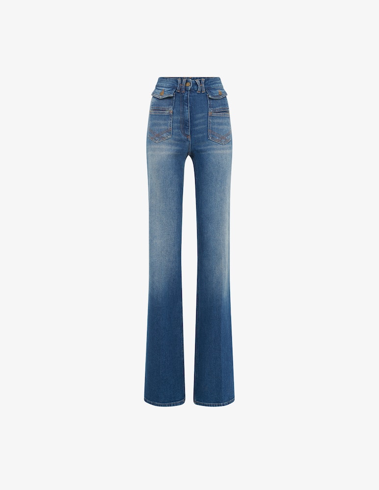 rinascente Gerard Darel Anna high waist flared jeans