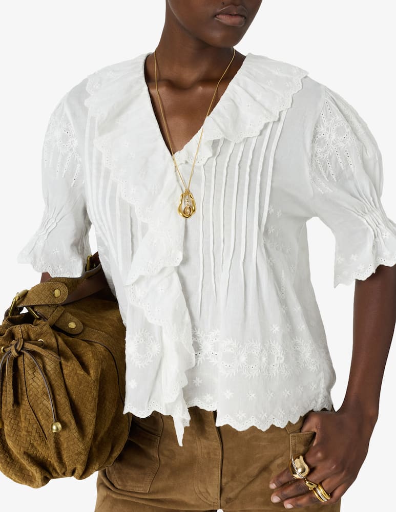 rinascente Gerard Darel Ruffle blouse