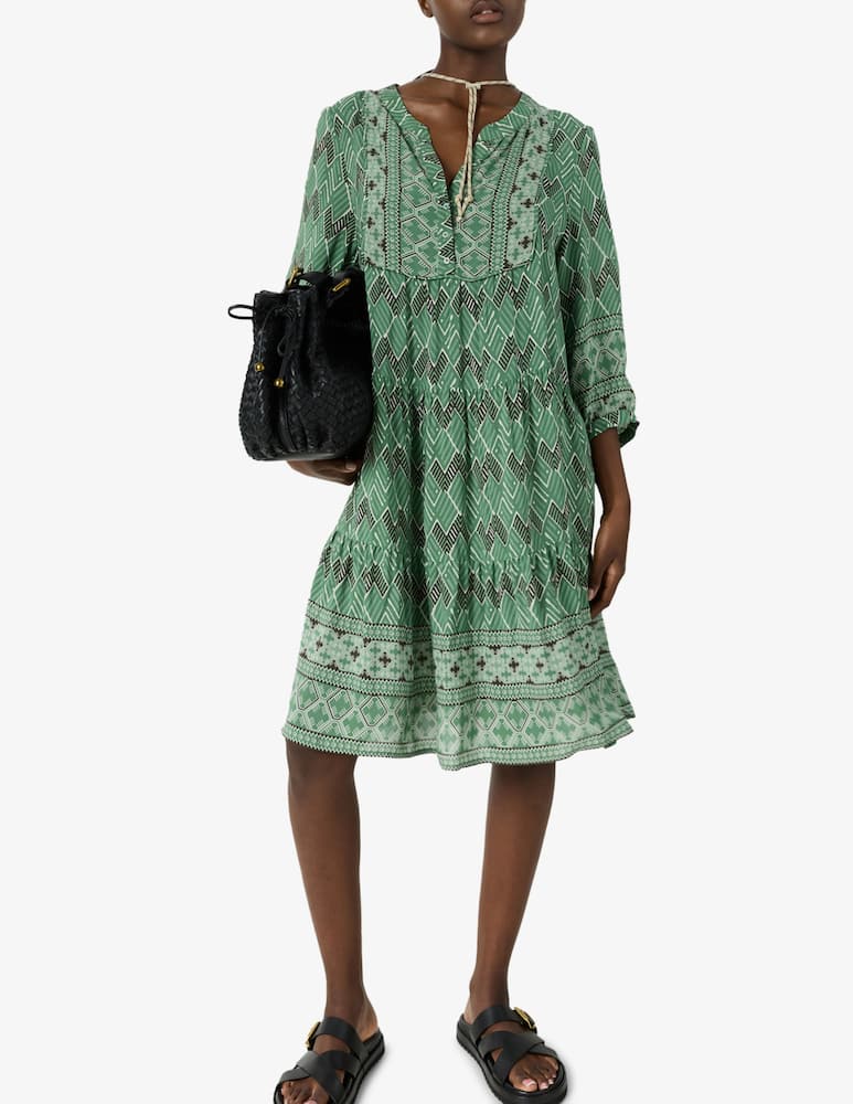 rinascente Gerard Darel Abito midi con stampa