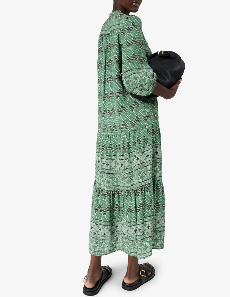 rinascente Gerard Darel Geometric print maxi dress
