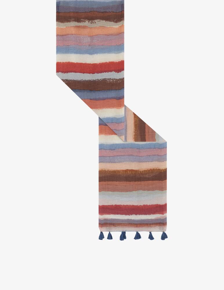 rinascente Gerard Darel Patterned fringe scarf