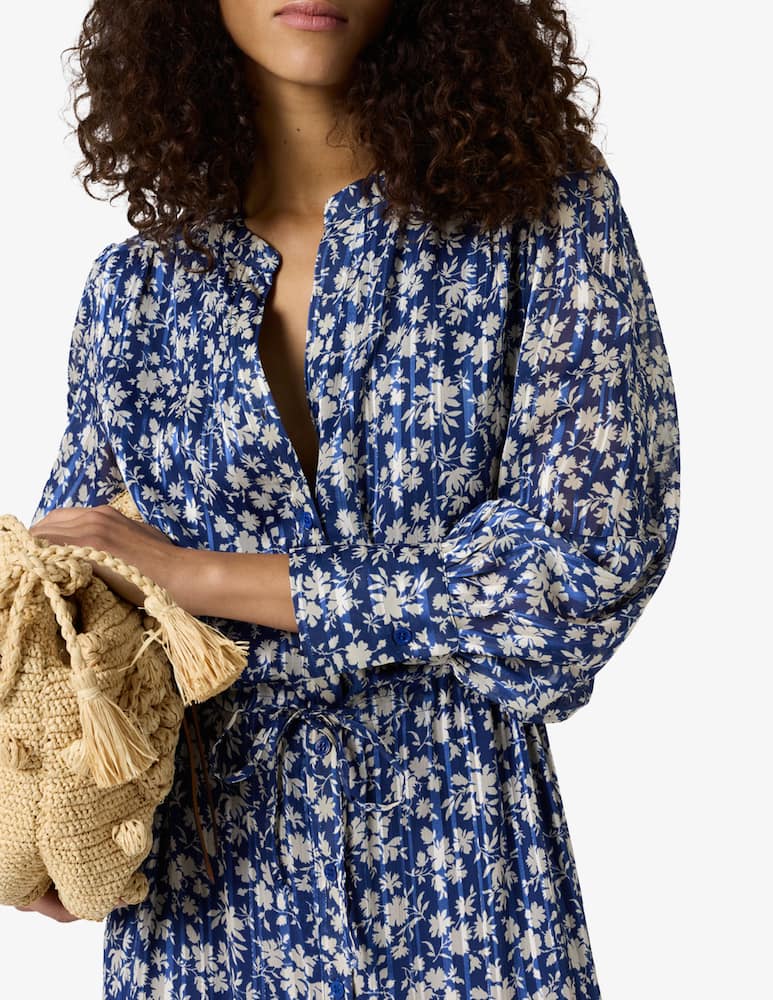 rinascente Gerard Darel Abito lungo floreale con cintura