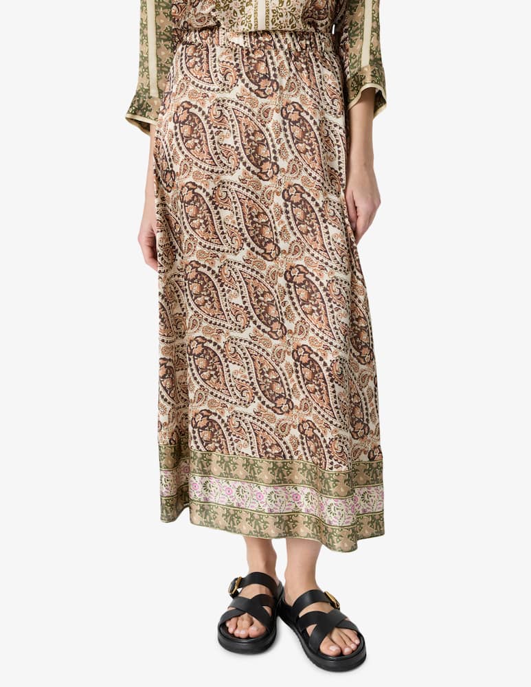 rinascente Gerard Darel Gonna lunga paisley