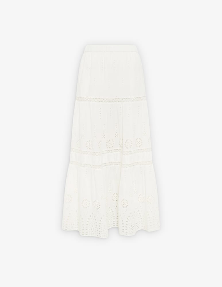 Gerard Darel Gonna lunga in sangallo - immagine 5