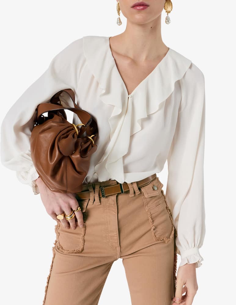 rinascente Gerard Darel Ruffle detail blouse
