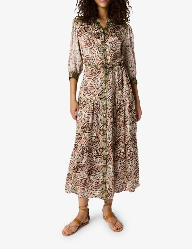 rinascente Gerard Darel Paisley print shirt dress
