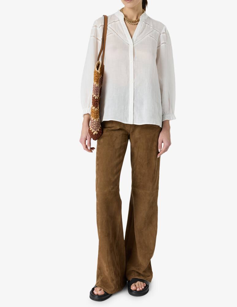 rinascente Gerard Darel Blusa in cotone ricamo traforato